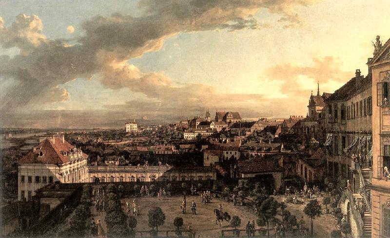 BELLOTTO, Bernardo View of Warsaw from the Royal Palace nl